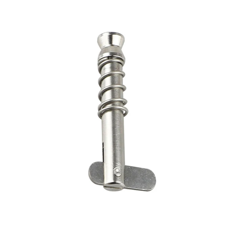 1pcs Boat Bimini Top Quick Release Pin 1/4 inch 6mm with Drop Cam & Spring Marine Grade 316 Stainless Steel Boat Deck Hinge Pins