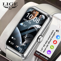 LIGE New Fitness Smart Wristband Call Notification Heart Rate Sleep Tracking Exercise Pedometer Smartwatch Band For IOS Android