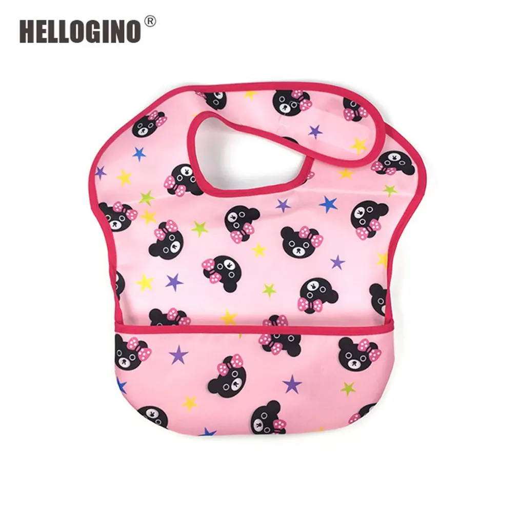 Newborn Baby Bibs Adjustable Waterproof Baby Aprons Bib Infant Saliva Towels Cute Baby Cartoon Bib Baby Stereo Bib baberos bebe