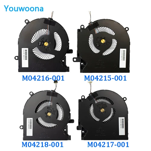 Nuevo ventilador de refrigeración Original CPU GPU para HP OMEN 6/6Pro 15-EK 15-EN TPN-Q236 TPN-Q238 M04217-001 M04218-001 M04215-001 M04216-001