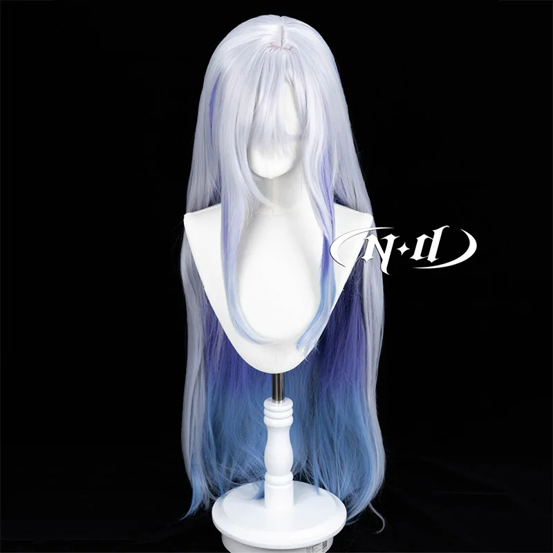 شعر مستعار Genshin impect Kanekalon تأثيري ، ND ، مقاوم للحرارة ، صناعي لحفلة موضوع هزلية ، جودة عالية