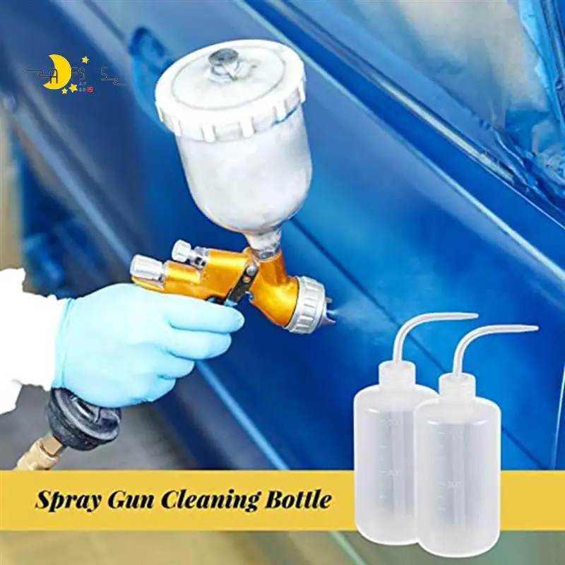 

AF95-24 Pcs Paint Sprayer Cleaning Kit Spray Paint 500Ml Plastic Squeeze Wash Bottle Tube Bottle Brushes Paint Gun Cleaning Kit