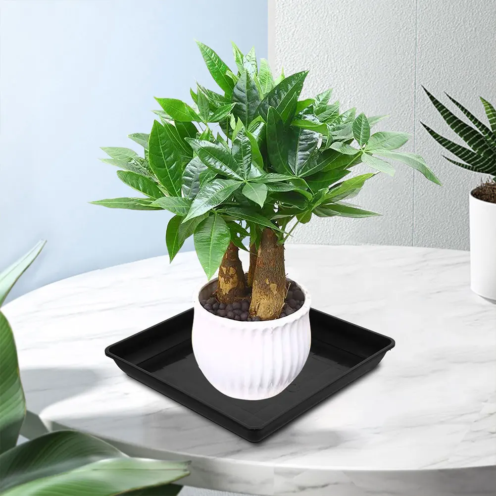 

4pcs Plant Saucers Garden Pot Supports Flower Trays Drip Plates Planter Dishes Drainage Trays Indoor Pots No Holes Water
