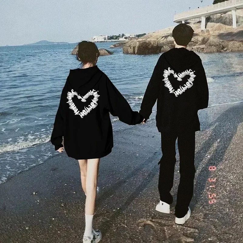 Spring Autumn Korean Fashion Women's Pullover Baggy Leisure Sweatshirt Lazy Casual Couple Hoodie Winter Hoodies Y2k Clothes Kpop