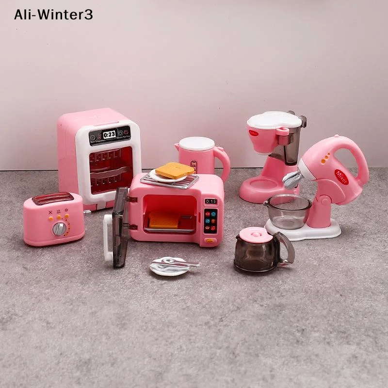 

【WR】1Set 1:12 Dollhouse Miniature Coffee Machine Egg Beater Home Appliances Decor Toy Doll House Accessories