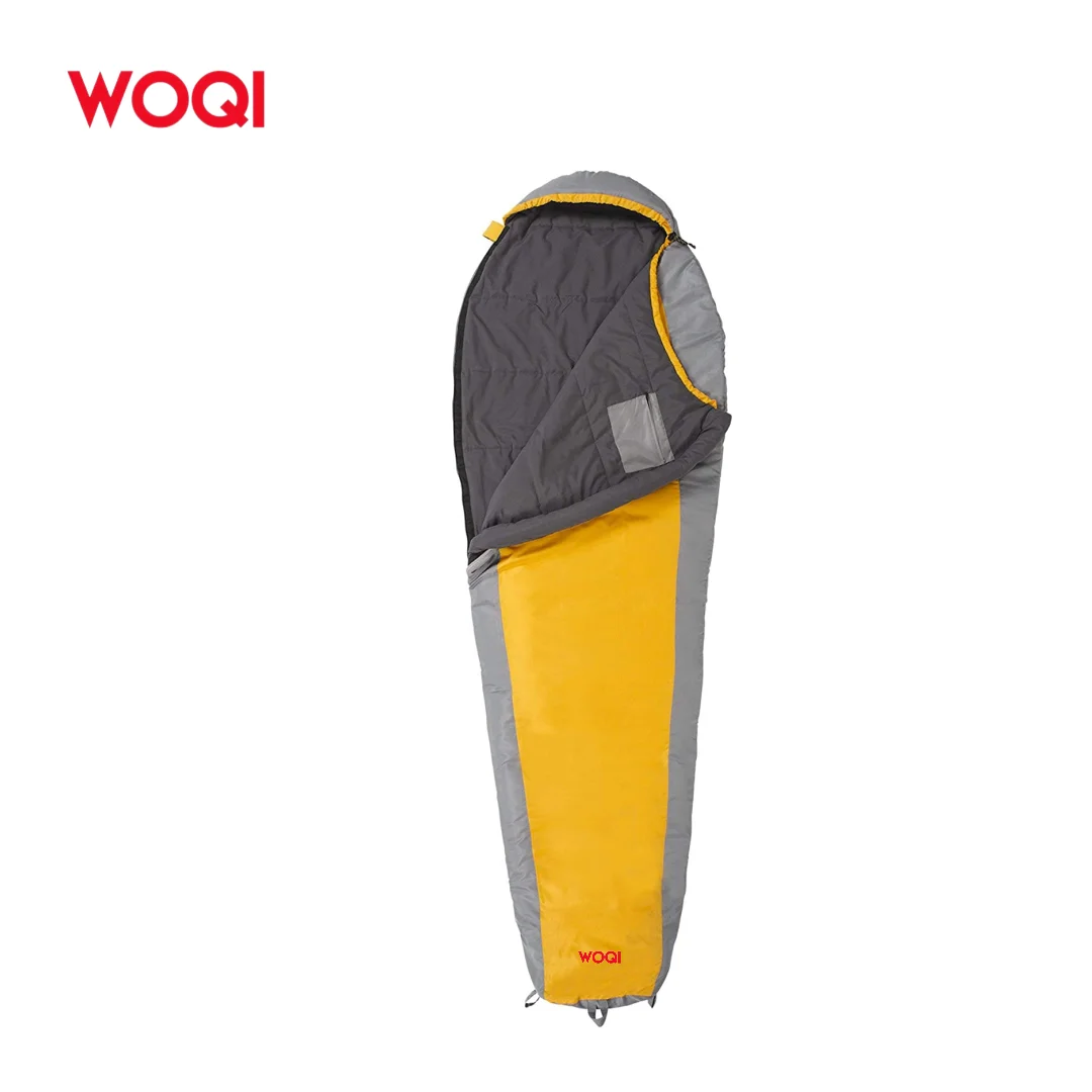 

High Quality Cheapest Thickened Splice Durable Breathable Foldable Sleeping Bag With Anti Bite Zipper For Bivouac