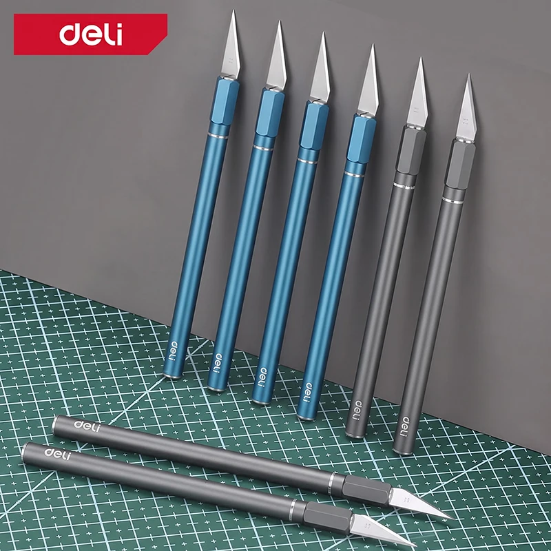 SK5 Heavy Duty Carving Knife Aluminum Handle Professional Wood Sculpture Tool with 10 Replacement Blades Sharp & Durable
