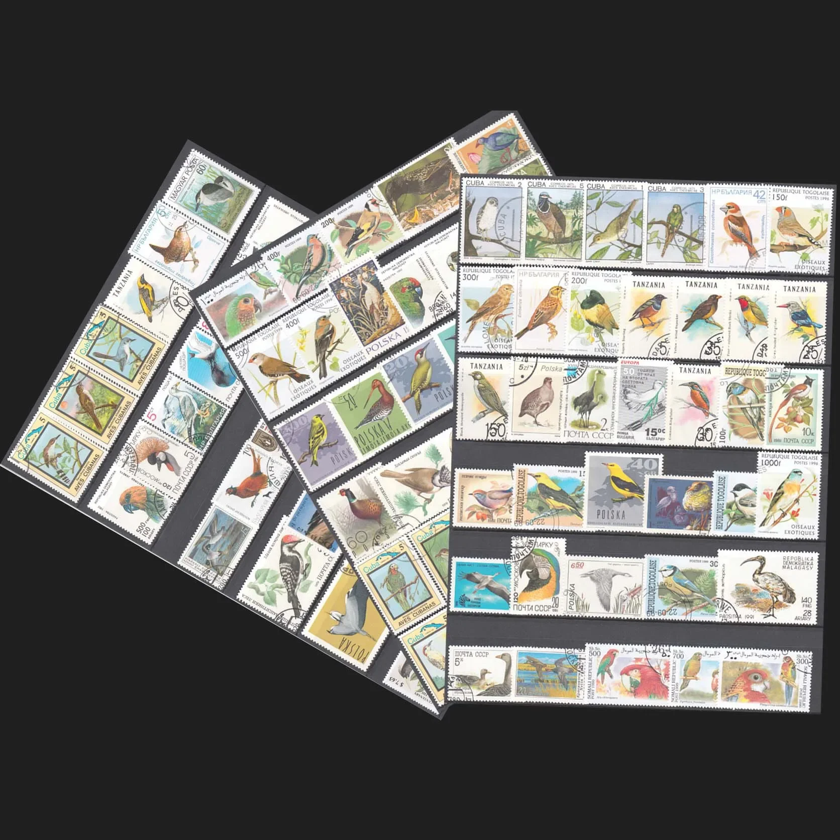 Bird Songbird 50 100 Pcs/lot Topic Stamps World Original Postage Stamp with Postmark Good Condition Collection No Repeat