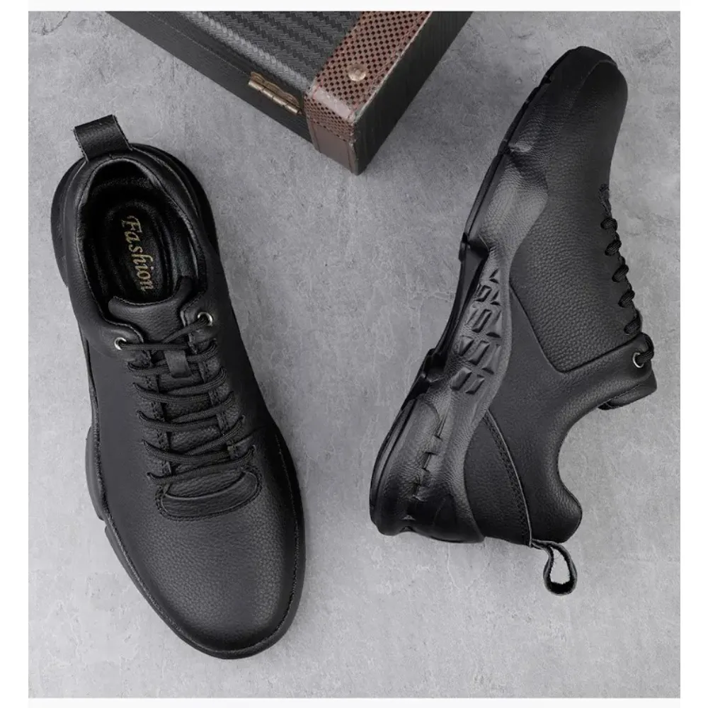 

Кроссовки Модные мужские удобные и дышащие стильные кроссовки для спорта на открытом воздухе и прогулок Черные роскошные ручной работы Горячие продажи