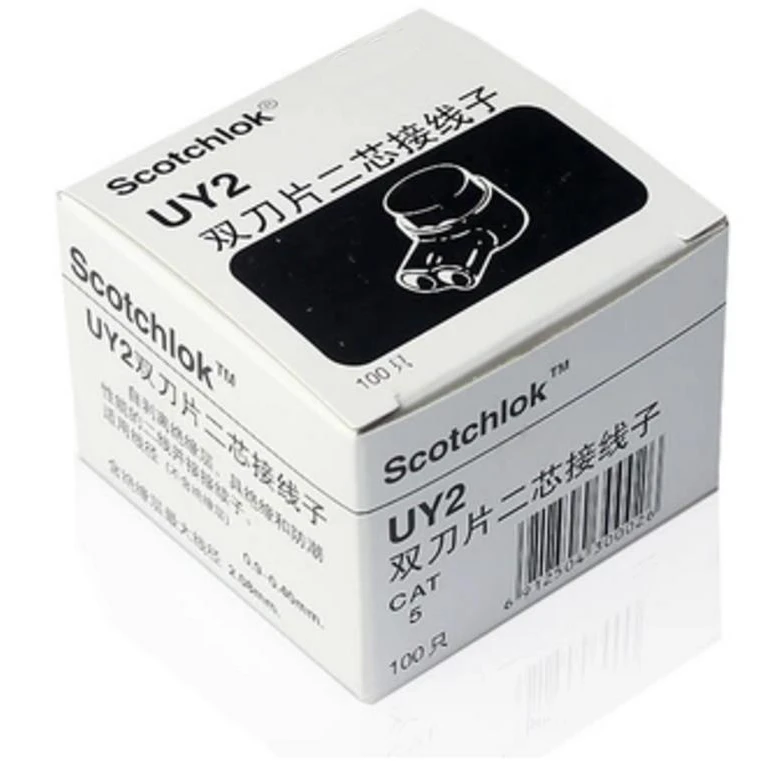 Usa מקורי k2 חיווט תת scotchlok tm שני להבים uy2 רשת טלפון מסופי כבל sub100pcs