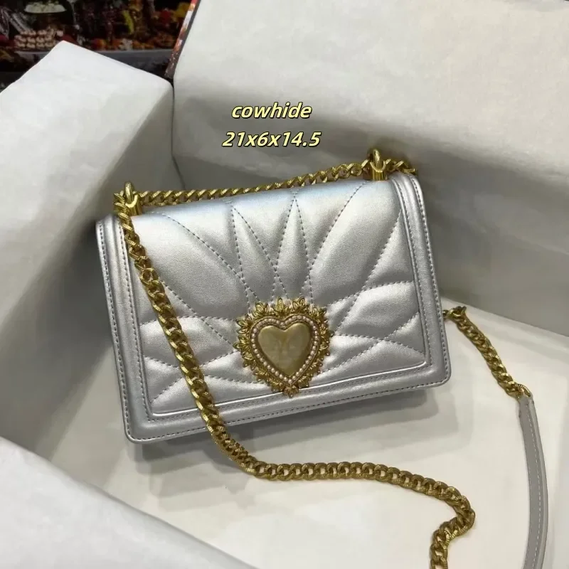 

Luxury Chain Bag Fashion Chain Purse Wallet DEVOTION Envelope Bag Top Quality Womens Flap Chain Bag Cowhide Leather Shoulder Bag