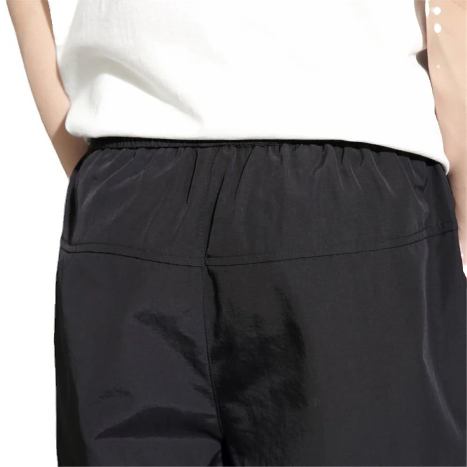 Black Cargo Pants Men Fashion Casual Joggers Sweatpants Male Elastic Waist Trousers Khaki Grey