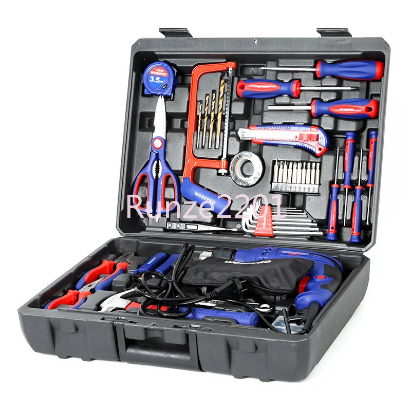 W009049N Household Electric Drill Set Hardware Kits Repair Set Impact Drill 220V