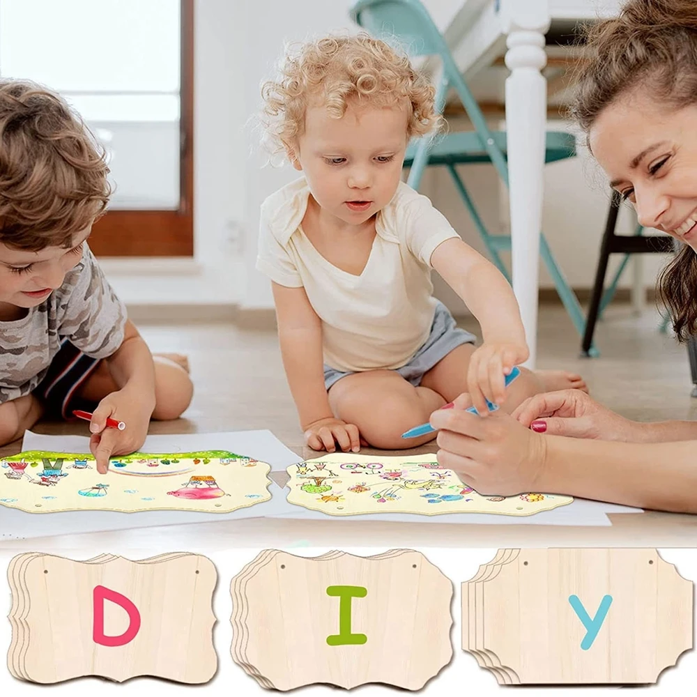 3 個木製ドア吊り飾りマルチタイプ DIY 絵画ペンダントペットホームドア吊り装飾キッズギフト用品