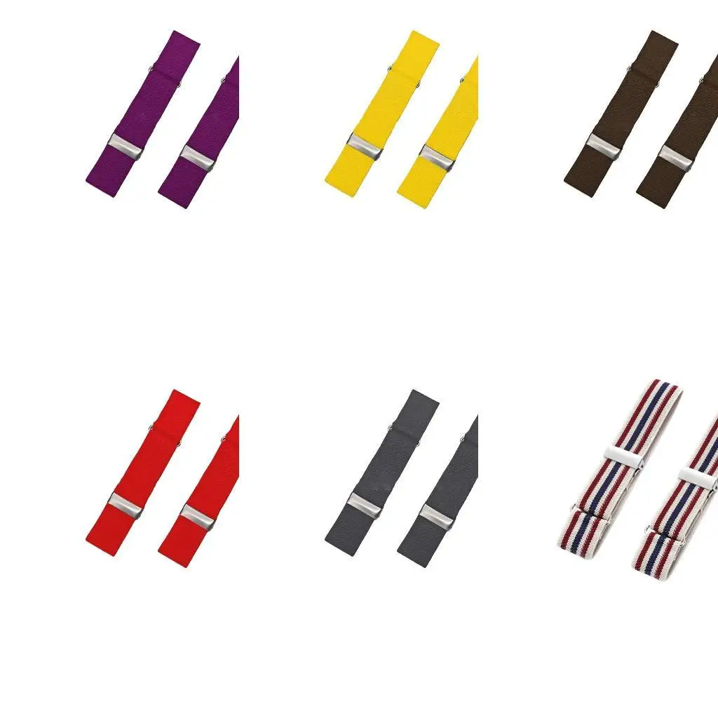 

652F 2pcs Comfortable Arm Bracelet Unisex Fashion Arm Cuffs Flexible Polyester Arm Band for Fashion Individual