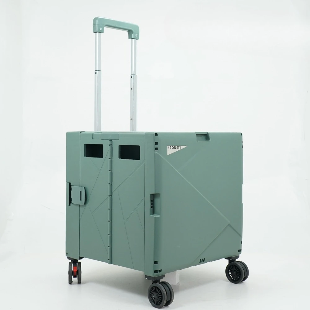 

Large outdoor camping trolley camping trolley shopping cart foldable trolley storage stall portable