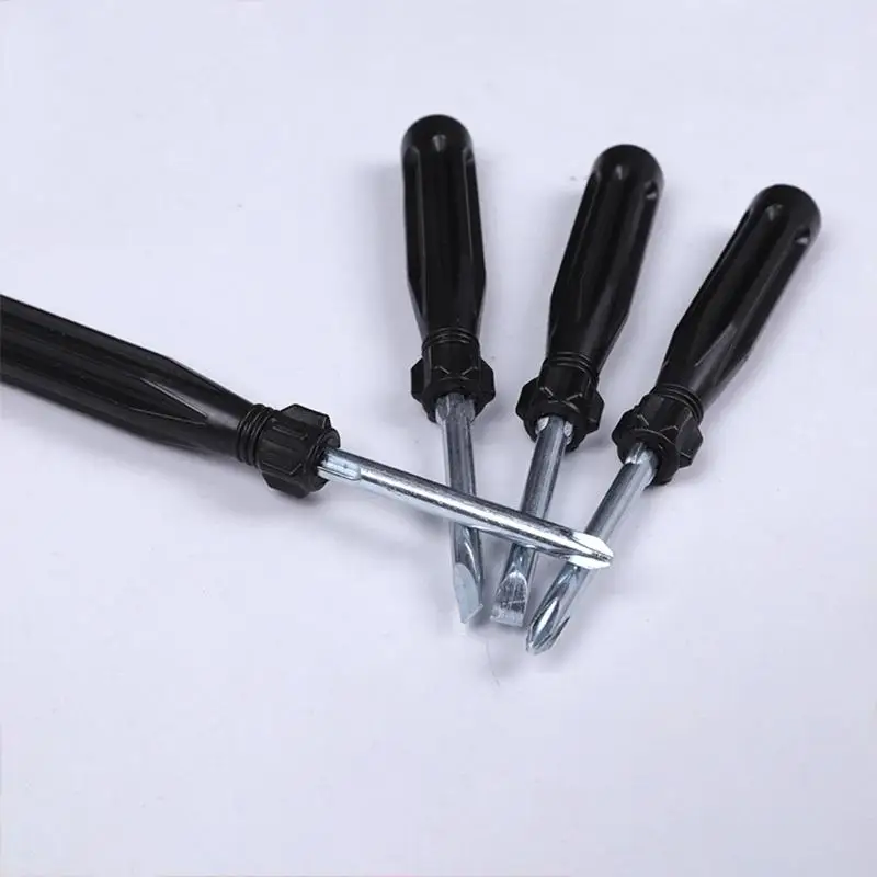5Pcs Small Dual Purpose Manual Screwdriver Cross Screwdriver Double Heads Screw Driver For Disassemble Small Items Repair Tool