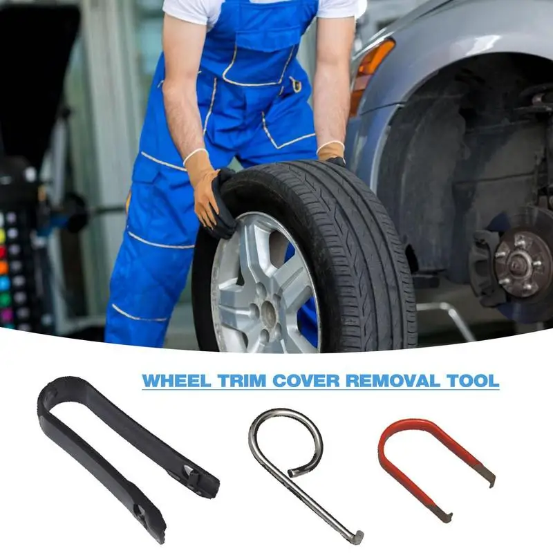 3Pcs/Set Wheel Lug Nut Cover Caps Removal Tool Fast Dismantle Car Tire Tool universal Wheel Bolt Nut Caps Covers Puller Tool