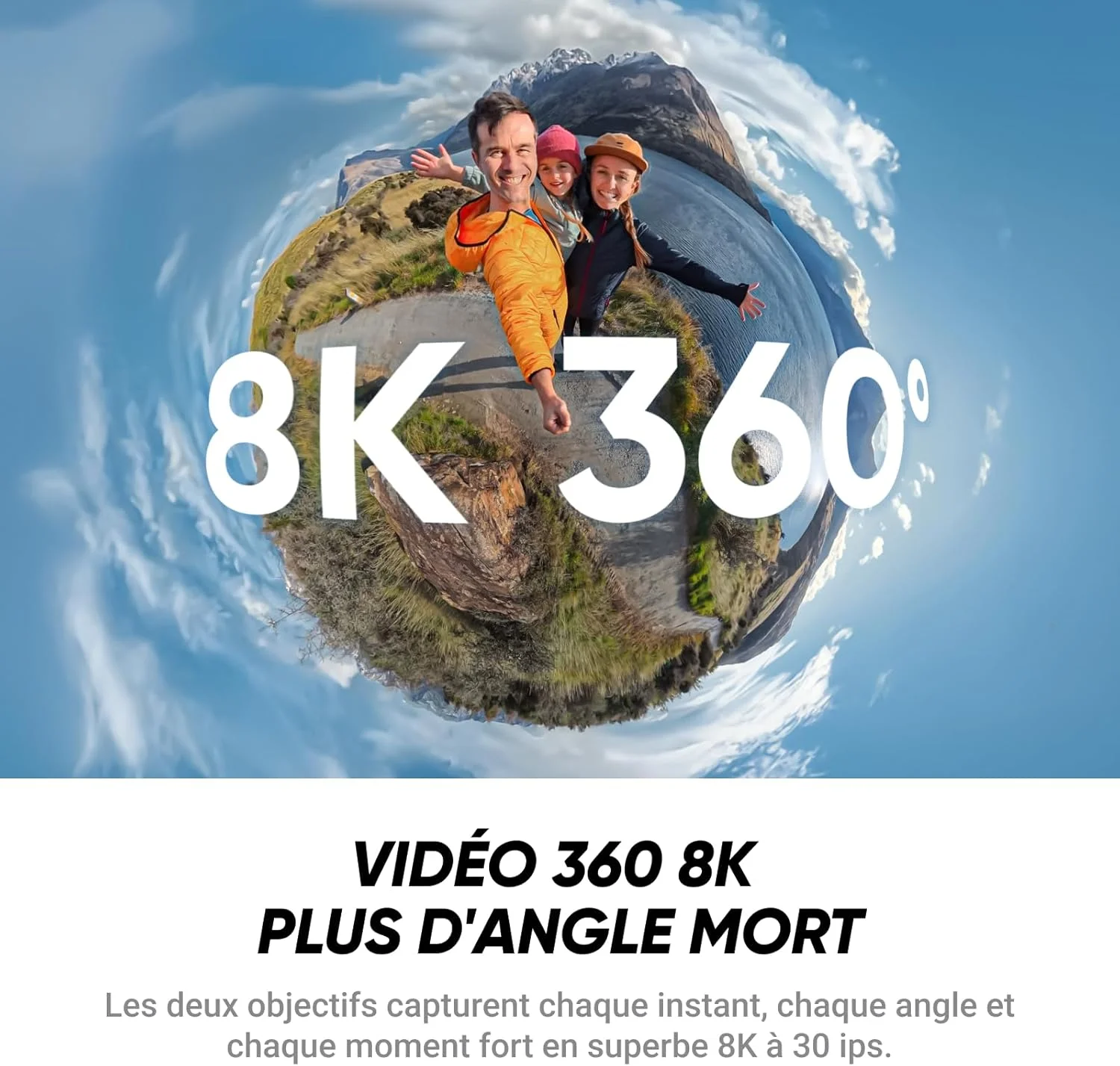 Insta360 X4 Air | Cámara de Acción 360 ° (Video panorámico 8K a 30 Fps), Ligero (165 g), Resistente al agua hasta 15 m 4