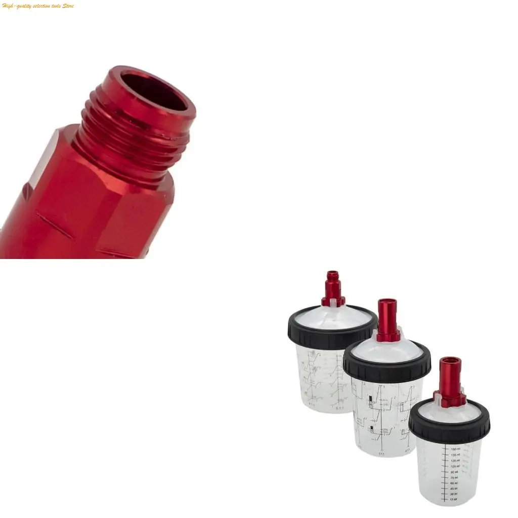 

203F Leakproof Sprayer Guns Cup Adapter High Strength Aluminum Conversion Connectors Compatible for Various Painting Tool