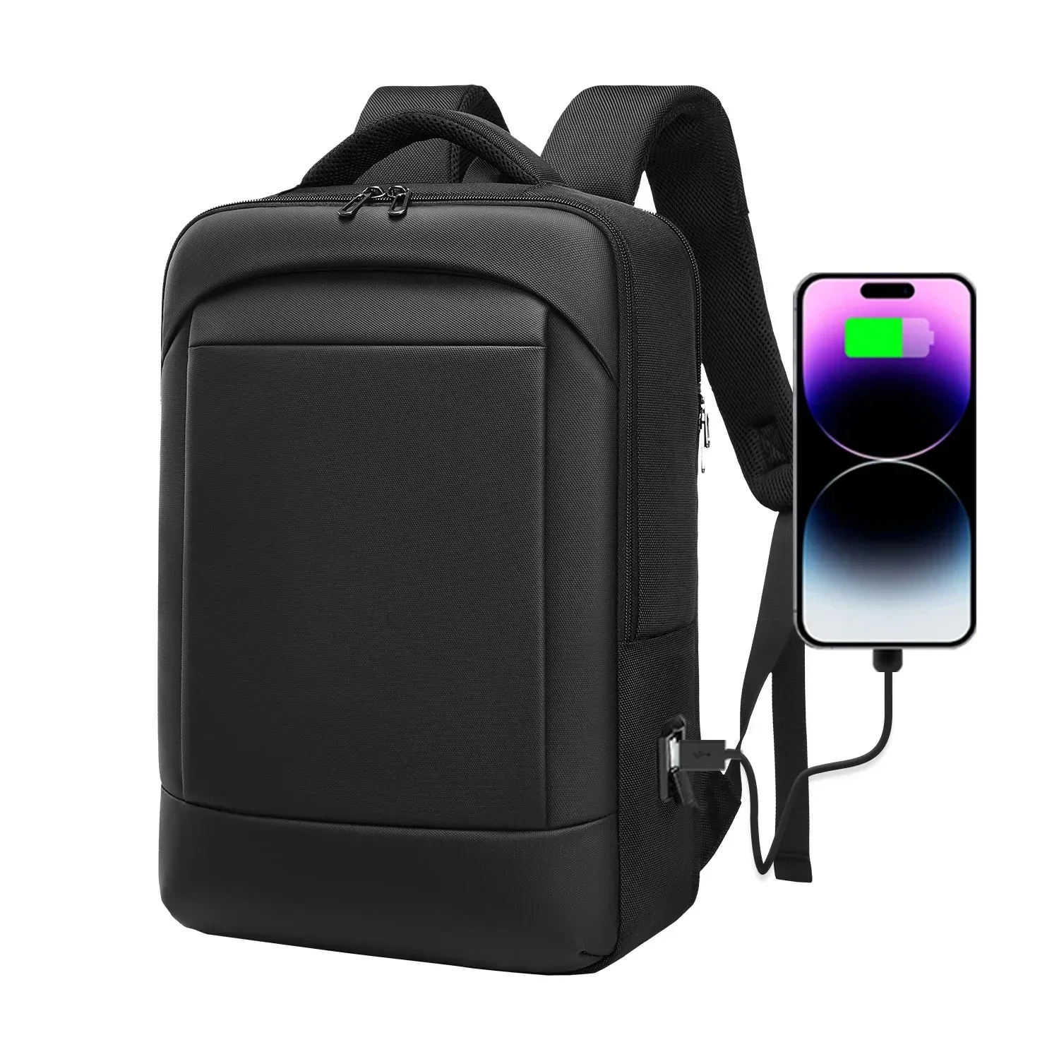 

Fashion Business Backpacks For Men Lightweight Laptop Bag 15.6 Waterproof Slim Casual Travel Backpack Anti-theft Day School Bags