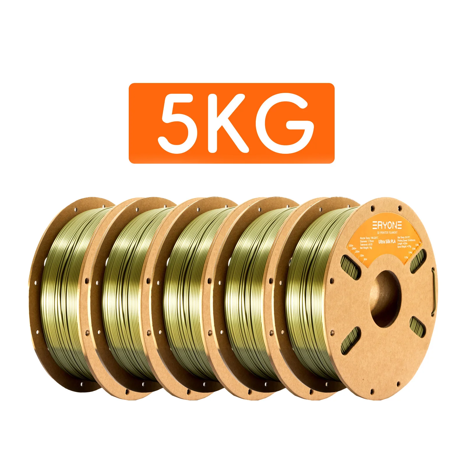 Eryone 5KG Promotie Ultra SILK PLA Filament 3D-printen 1/3/5/10KG 1.75mm Voor 3D-printer Hoge Kwaliteit Snelle levering