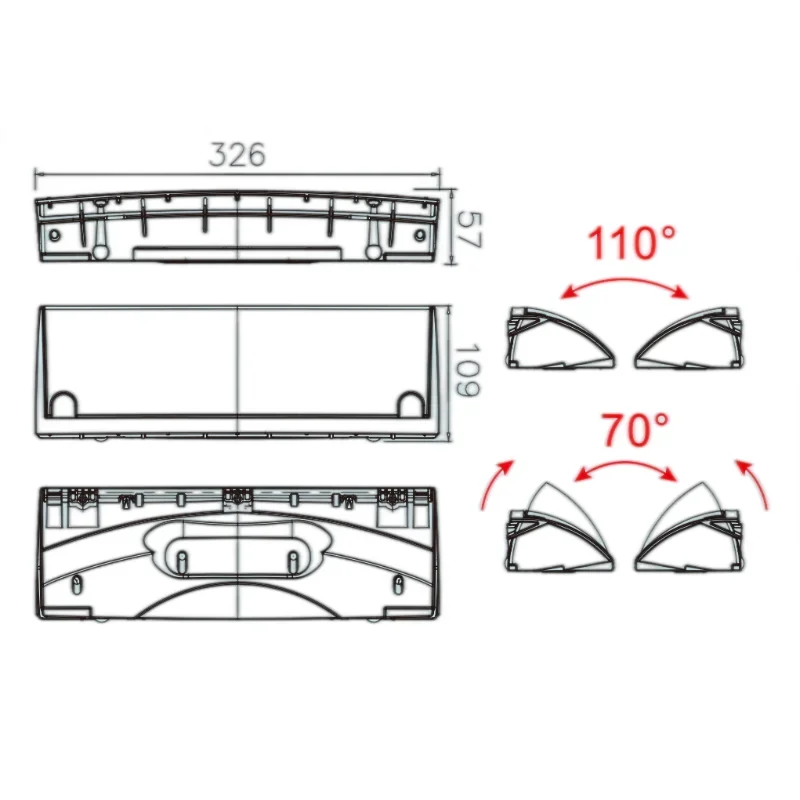 Hoornreflector met verstelbare hoek voor K312 12 inch line array, vervangende PRO Audio-luidsprekeraccessoires compatibel met MW Audio
