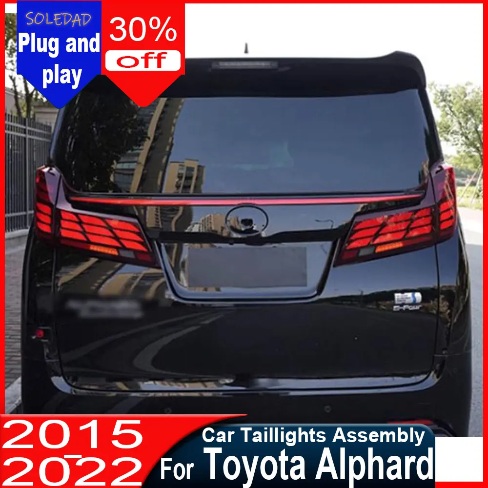 

Car Tail Lights For Toyota Alphard 2015 2016 2017 2018 2019-2023 Car Tail Lights Daytime Running Lights Dynamic Turn Signals