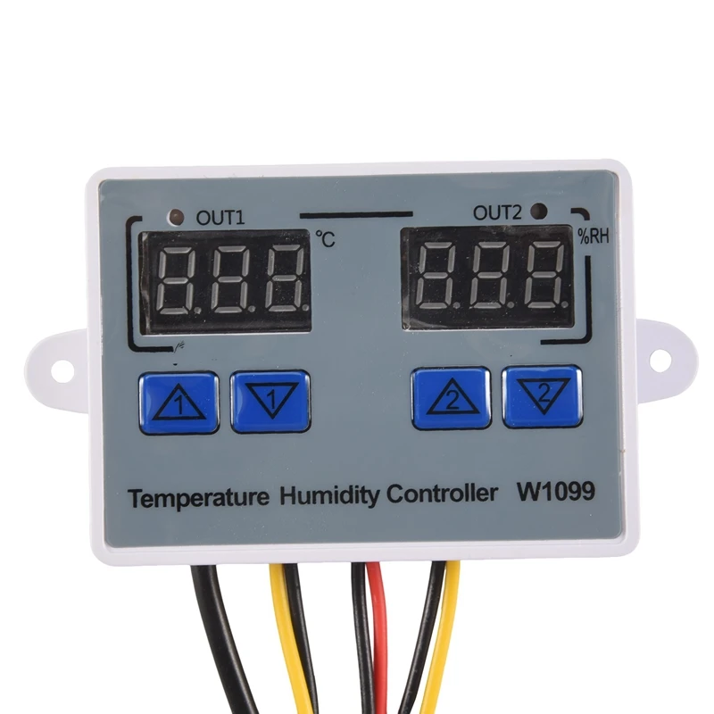 XK-W1099 Dual Digital Thermostat Humidistat Egg Incubator Temperature Humidity Controller Regulator Thermometer Hygrometer