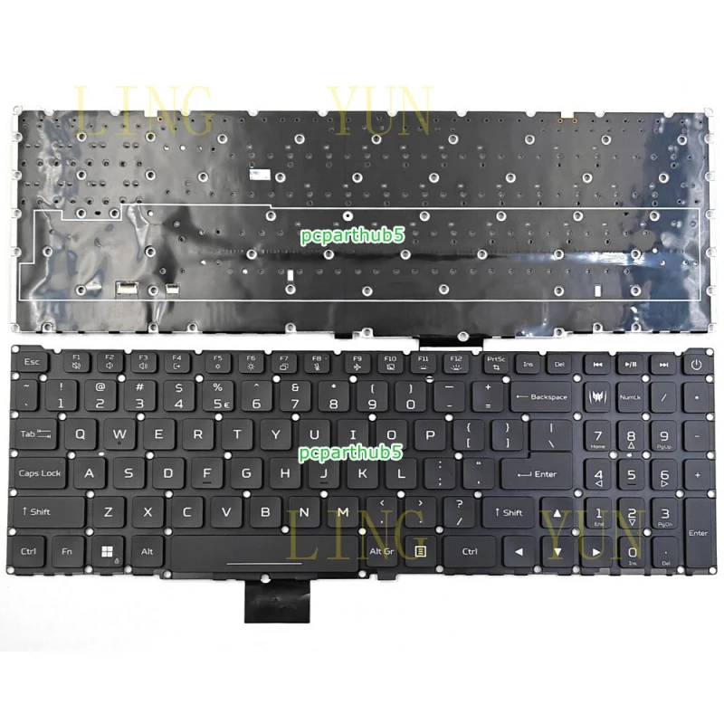 

Клавиатура для ноутбука Acer Predator Helios 18 PH18-71 Gaming N23Q2, US-раскладка, с подсветкой