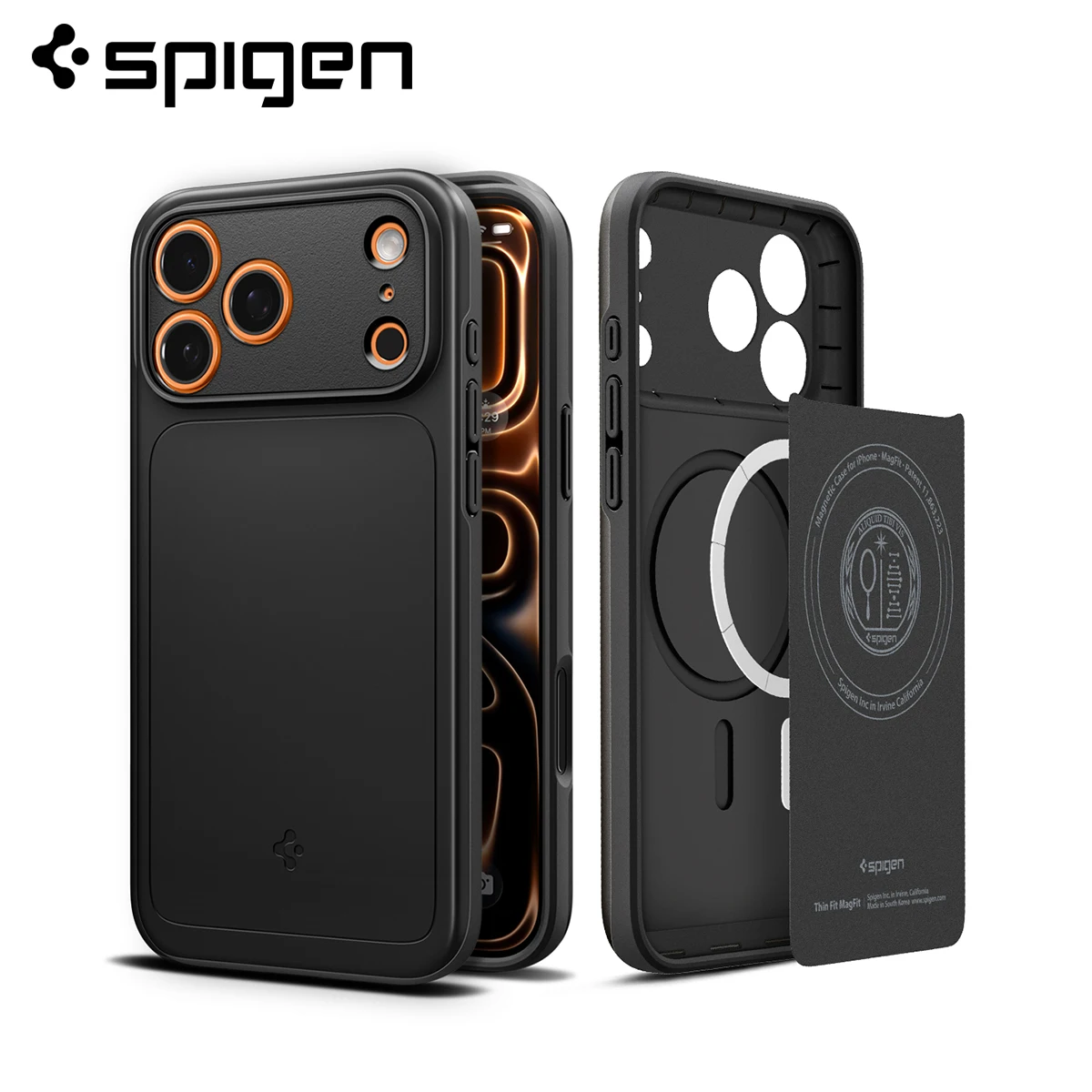 Capa Spigen Thin Fit Magfit MagSafe para iPhone 17 Pro Max / 17 Pro / Air / 17 (2025)