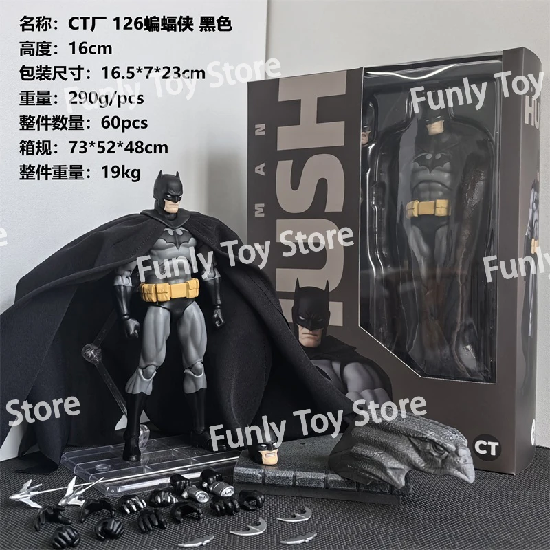حار جديد CT اللعب باتمان هوش النسخة الزرقاء Mafex 105 النسخة السوداء تيار مستمر بات رجل أنيمي عمل الشكل تمثال نموذج تمثال الهدايا اللعب #3