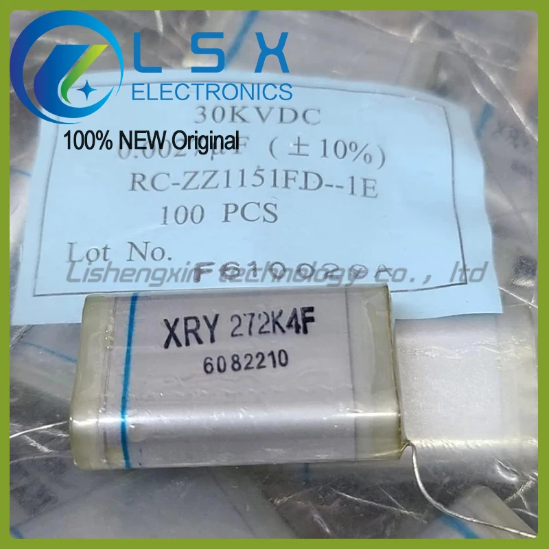 10個-30kv-272k-2700pf-xry-薄膜ポリエチレンコンデンサ-静電圧増幅器-高電圧コンデンサ