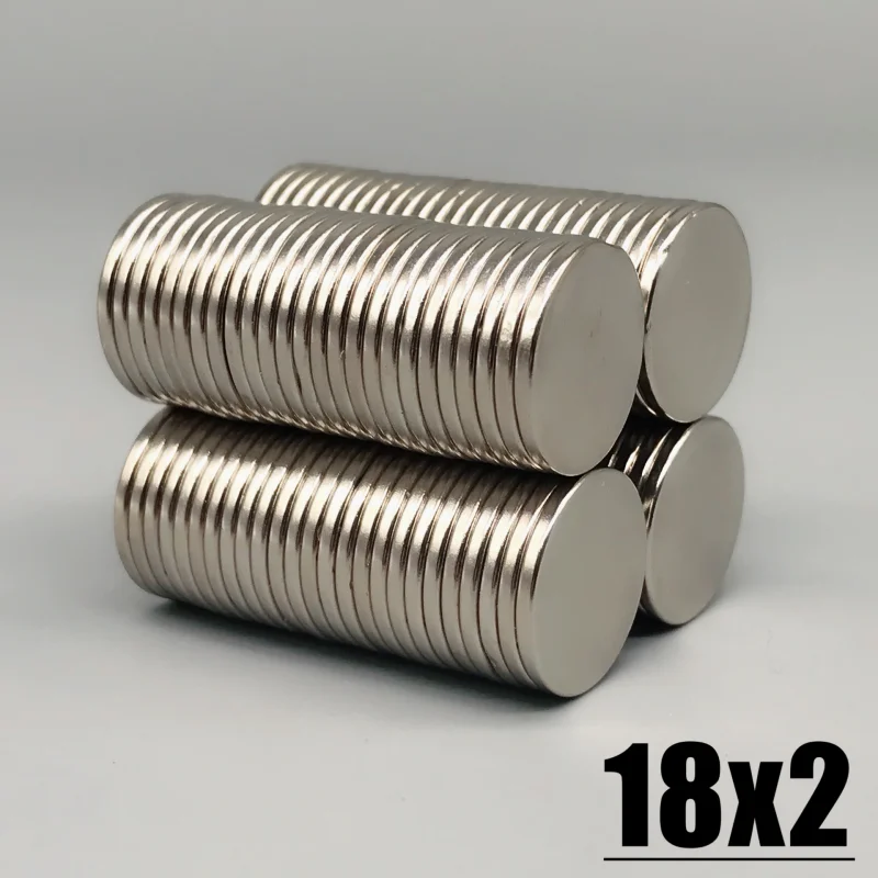 18x2mm Magnet 2-300pcs 18*2mm Magnet Accessory N35 NdfeB Neodymium Permanent Magnetic Imanes Magnet Fridge Magnets