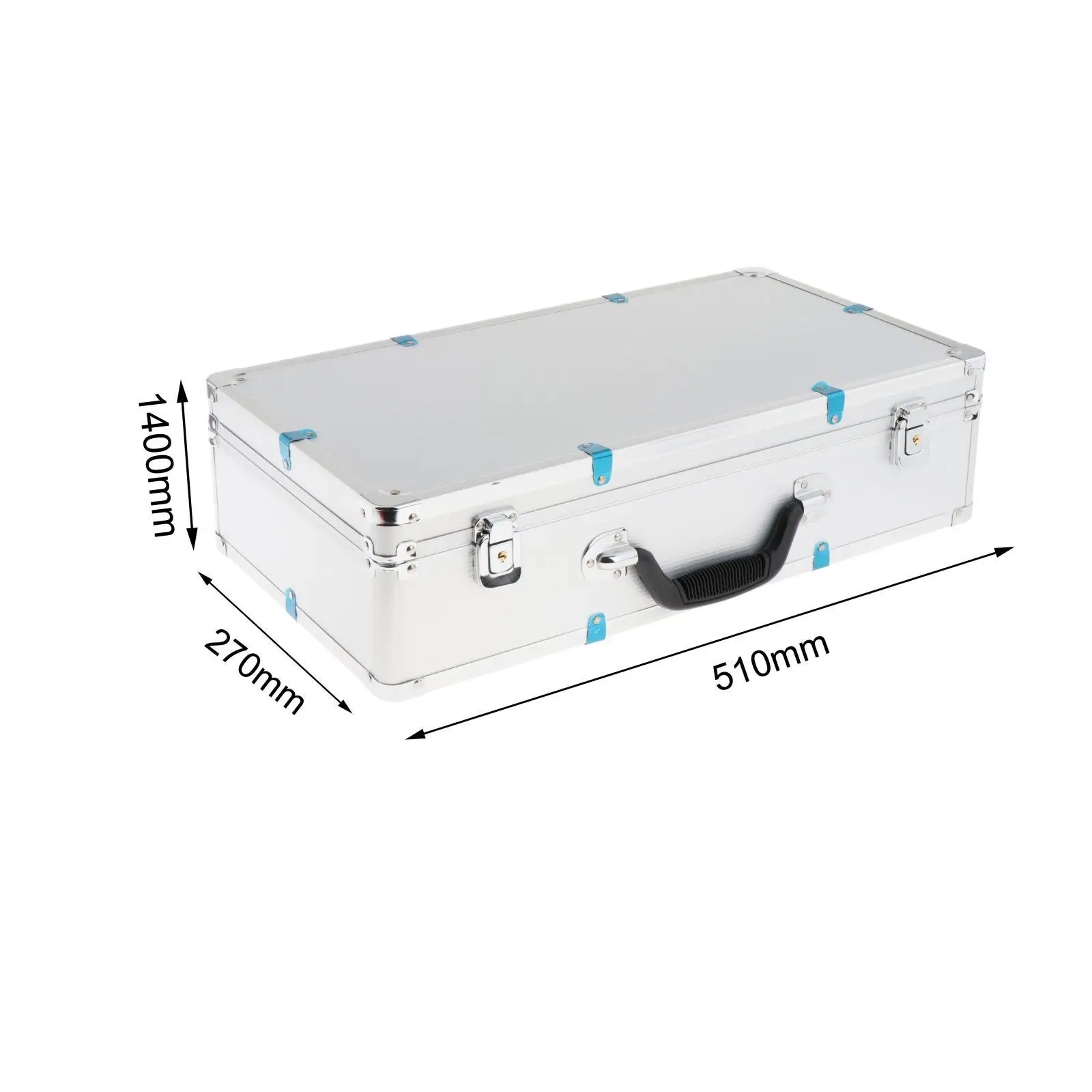 Microphone Case Studio Control Room Live Broadcast with Sponge Lining Instrument Box Stage Impact Resistant Case Mic Case Hard
