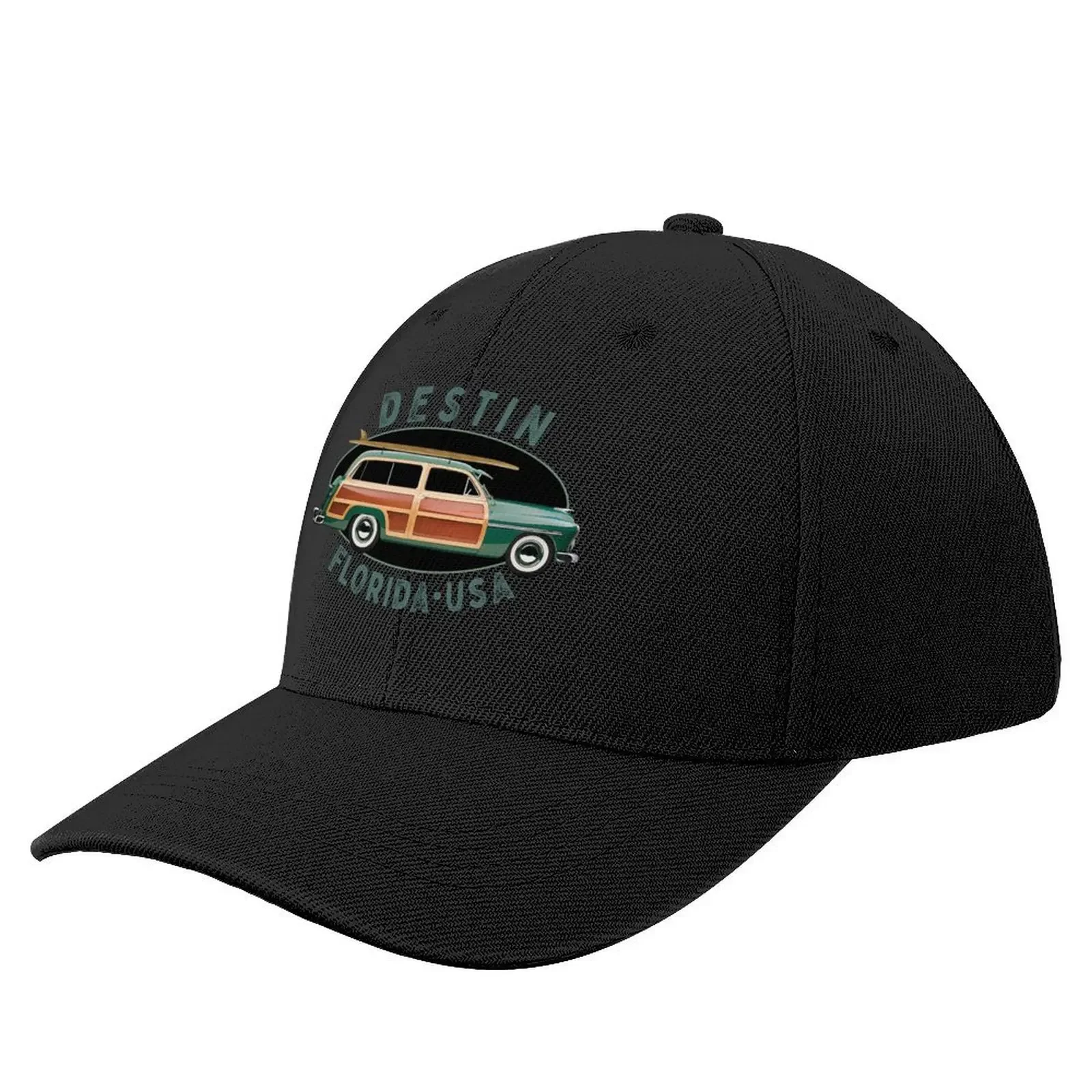 Destin Florida vintage surfing Baseball Cap Sunscreen Ball Cap Rugby Man Women's