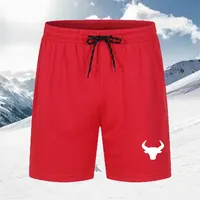 Cool Bull Graphic Black Drawstring Shorts for Men Street Fashion 3 Colors