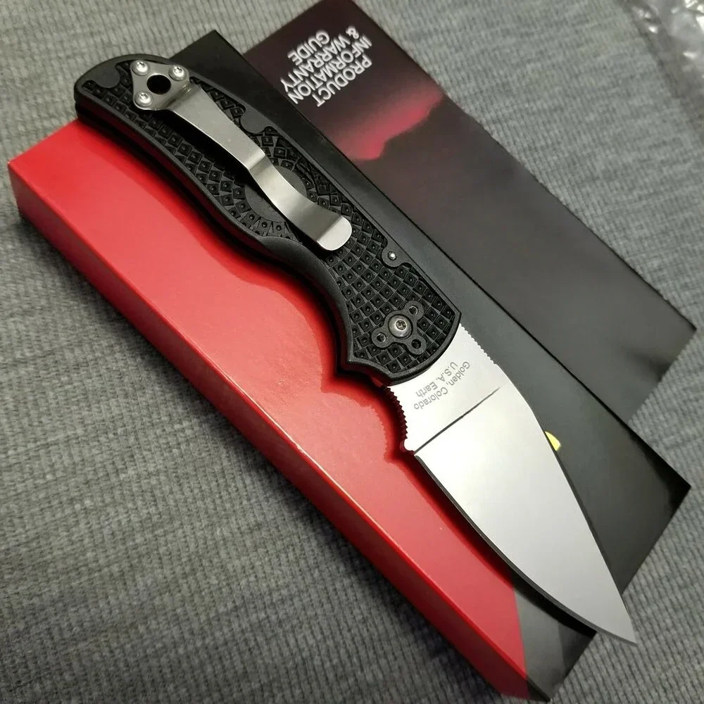

8Cr13Mov Blade C41 Lightweight FRN Handle Pocket Knife Multifunctional EDC Tool Ideal for Men's Outdoor Adventures