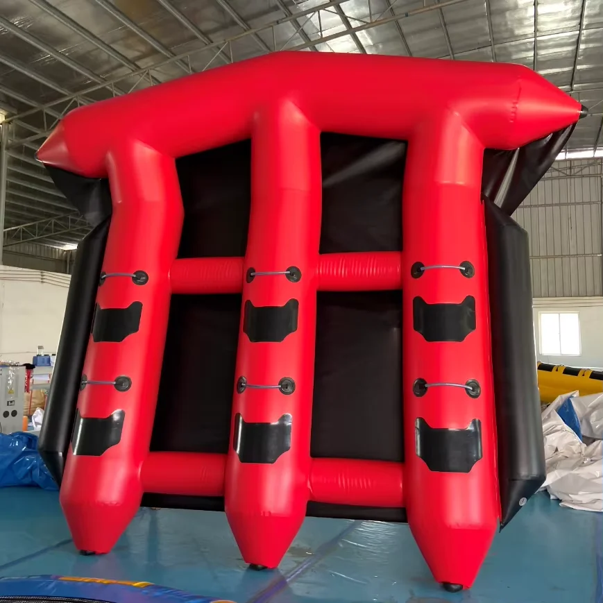 

For 6 Persons Water Towable Flyfish Inflatable Boats For Crazy Water Games Factory Price