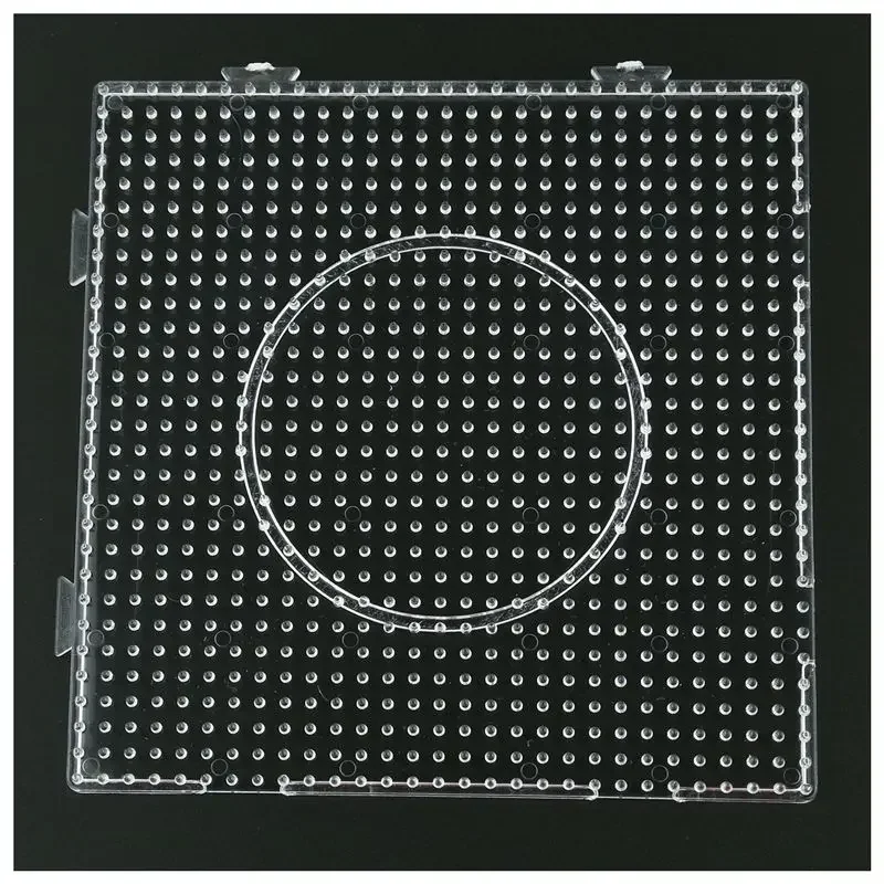 Large Size Kids Craft Fuse Beadbone Square  Jigsaw Puzzle Pegboards Patterns for 5 Mm Hama Beads Perler Fuse Beads DIY Puzzles
