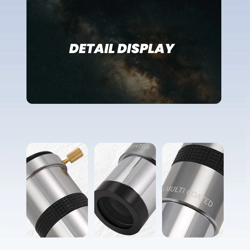 F010 1,25 pulgadas 3X Barlow lente telescopio accesorios para telescopio astronómico Ocular