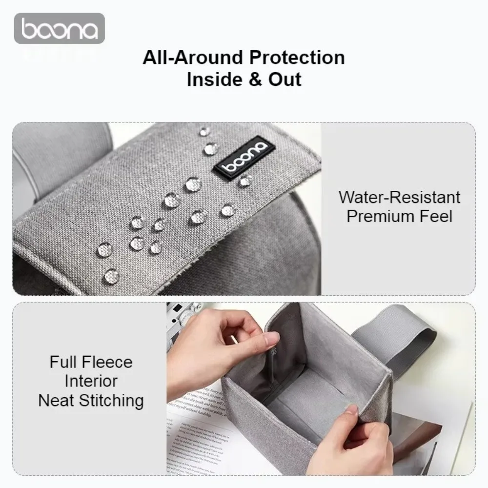 Multi-Purpose Camera Organizer Bag Water-Resistant Fabric Padded Interior Camera Storage Bag Portable Shockproof Protection