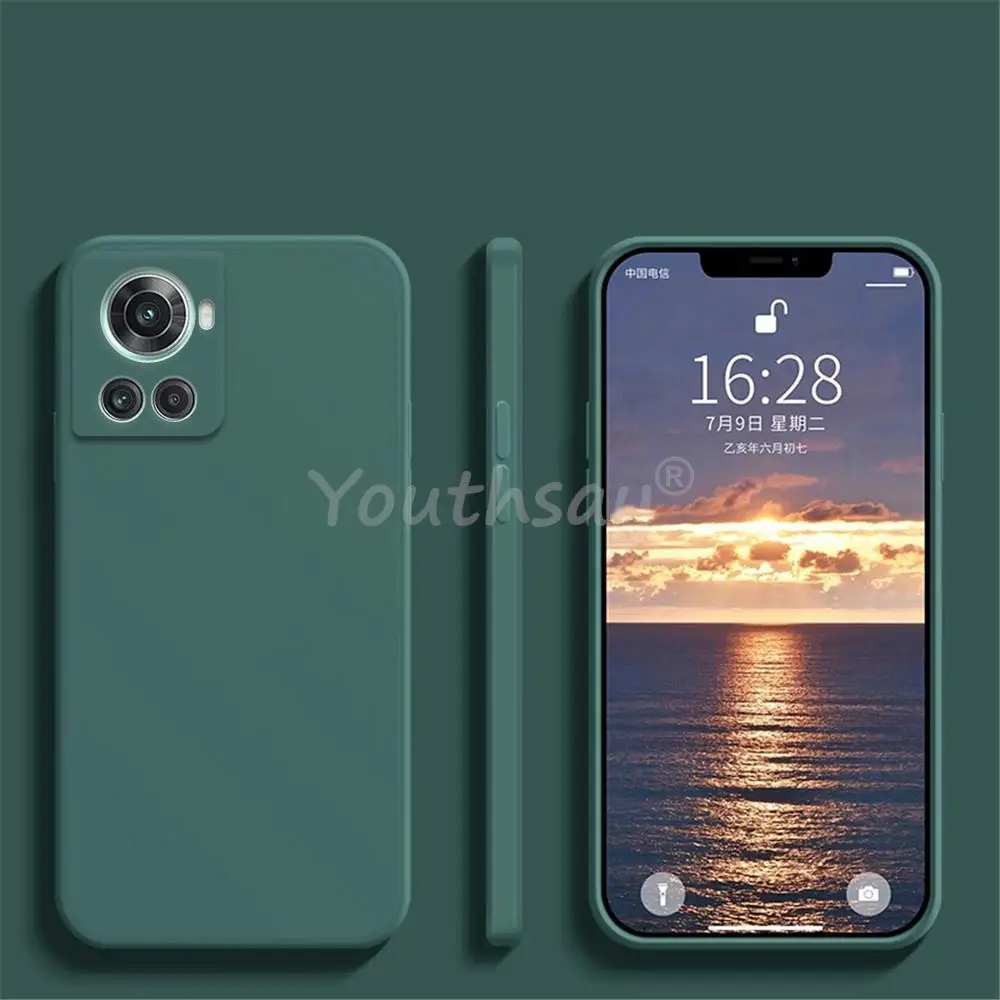 For OnePlus 10R Case For OnePlus 10 R Cover Silicone TPU Plain Fundas Capa Coque Shell Protector Case For OnePlus 10R Cover