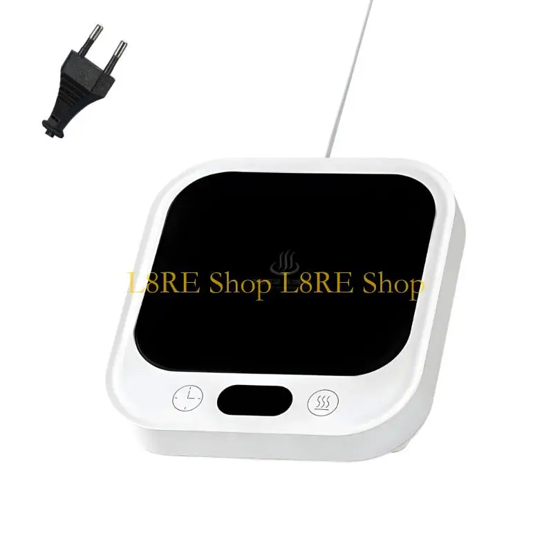 L8RE 4 Temperature Desktop Cup Toastier Auto Close 8H Clock For Coffee Tisane Milk