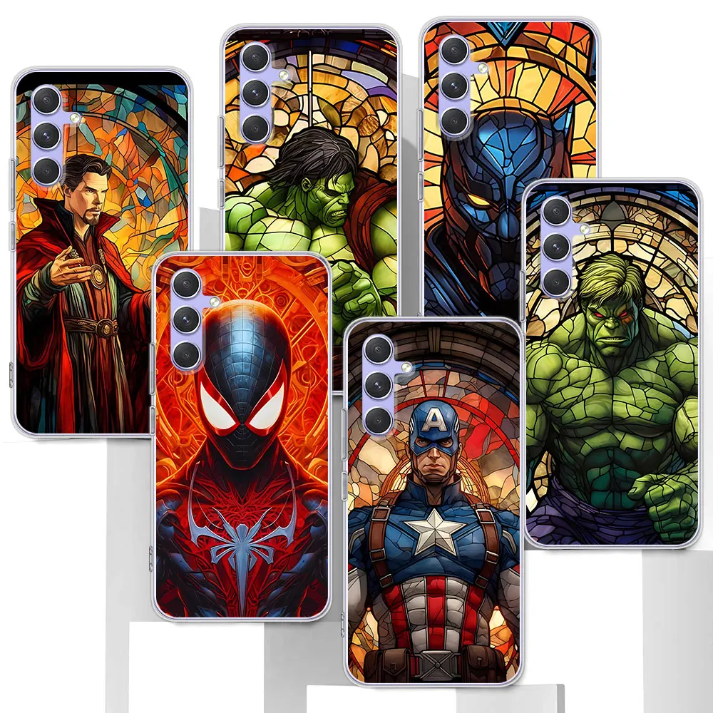 Marvel Super Hero Art Case for Samsung Galaxy A51 A21s A12 A31 A15 A52 A54 A14 A22 A55 A25 A41 A71 A13 A24 TPU Soft Phone Cover