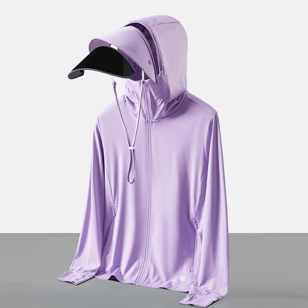 Summer UV Sun Protection Skin Coats Men Ultra-Light Sportswear Hooded Outwear Men Windbreaker Casual Jackets