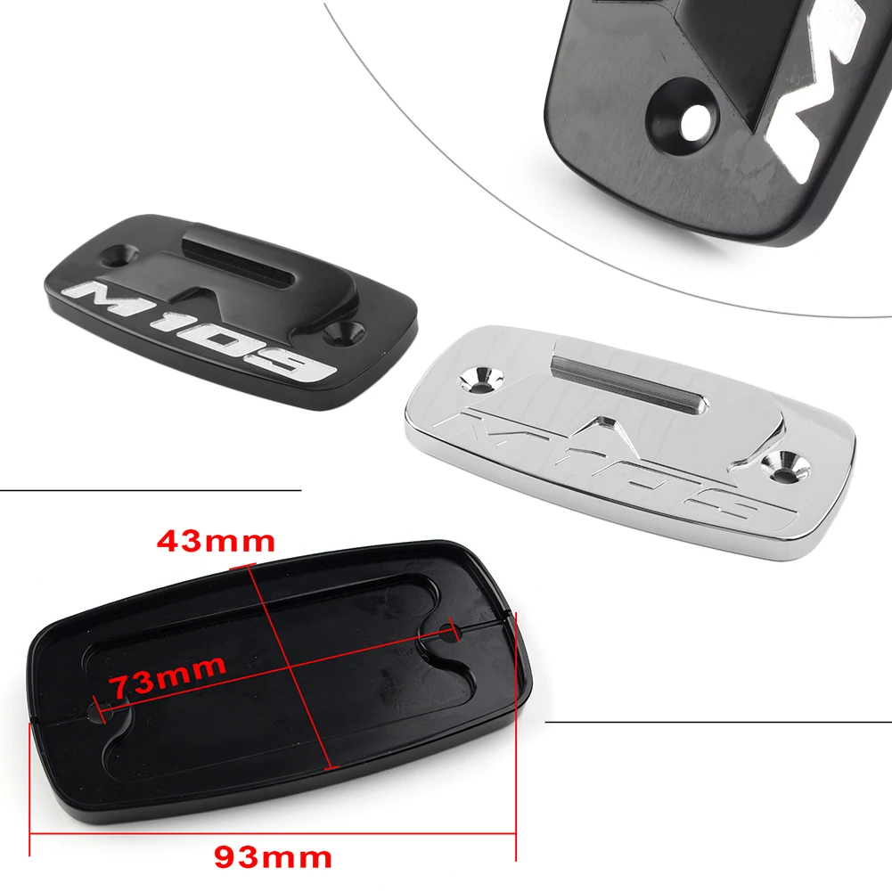 Boulevard M109R Motorcycle Front Brake Cap Master Cylinder Reservoir Cover For Suzuki 2006 07 08 09 10 11 12 13 14 15 16 17 2018