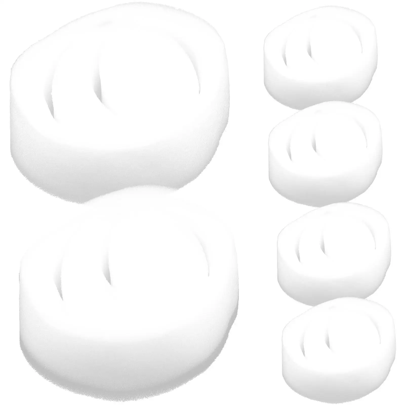 

6pcs -shaped Oil Absorbing Sponge for Swimming Pool Filter Cleaning Reusable Kitchen Cartoon Sponges Efficient Oil Removing