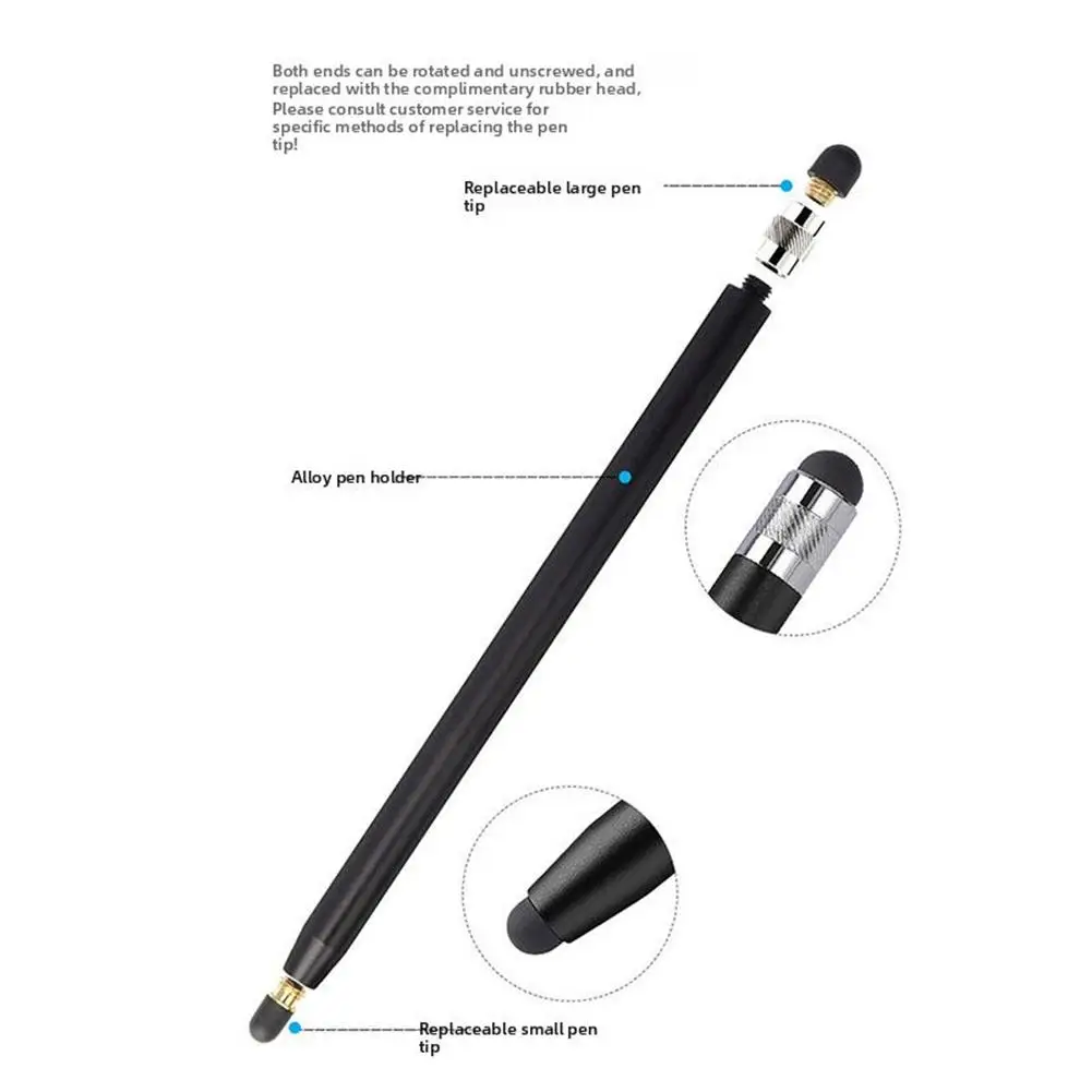 Universal Mobile Phone Touch Pen 2head Silicone Tablet Handwriting Pen Suit For MI All Android Classroom Screen Capacitive Pen