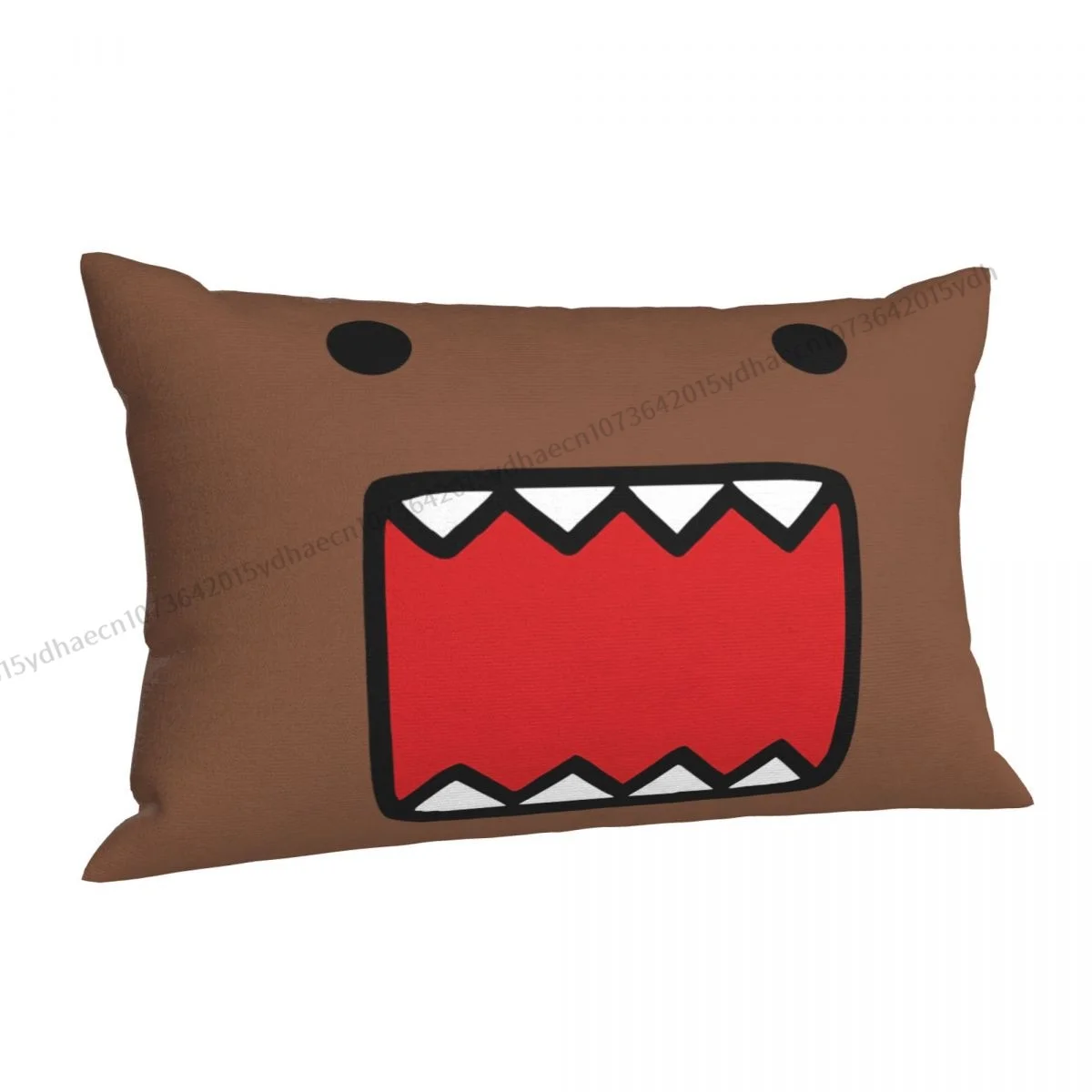 Domo Kun Face funda de almohada de poliéster, cubierta de almohada reutilizable decorativa para dormitorio